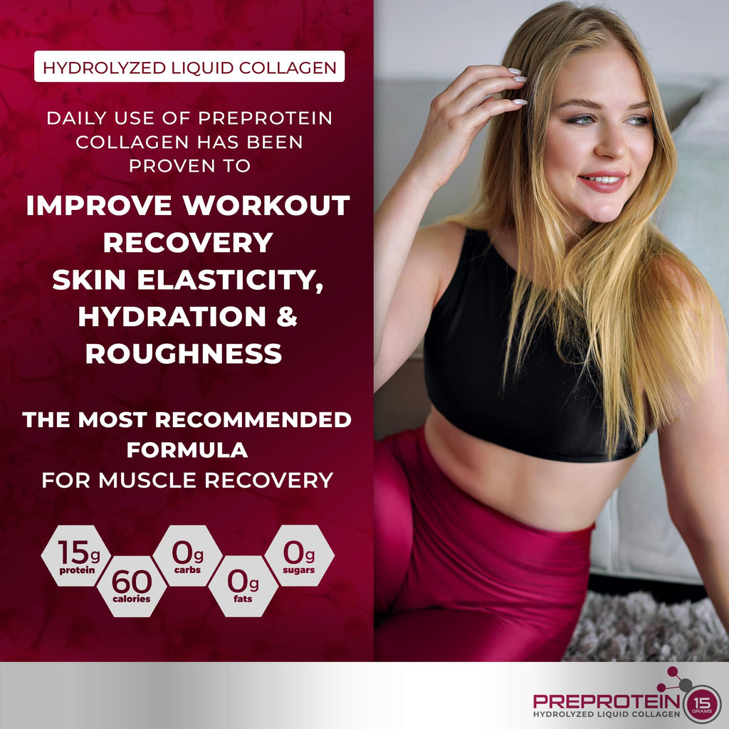 PreProtein 15 Liquid Hydrolyzed Collagen Peptides