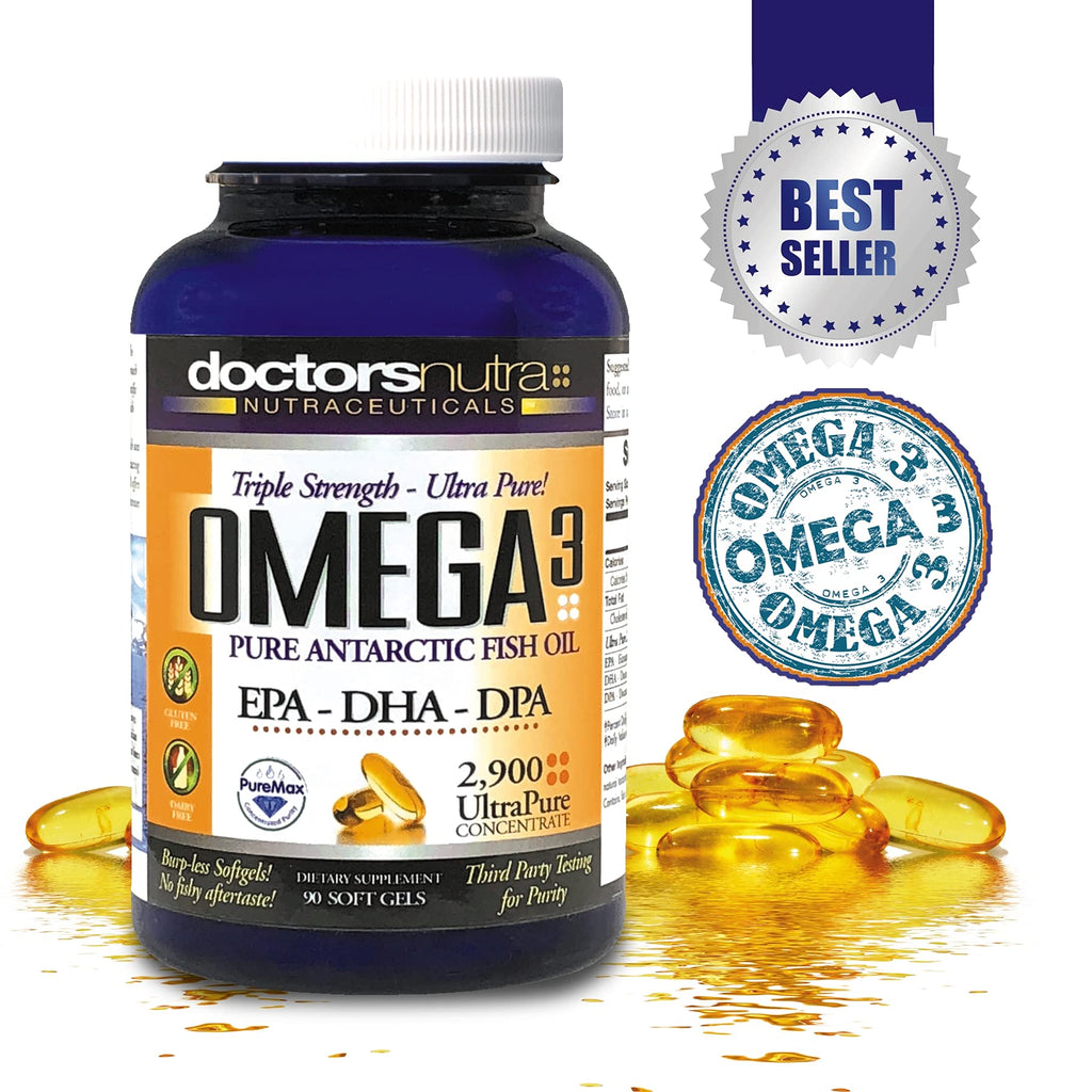 Doctors Nutra Omega 3 DPA Fish Oil 2900mg Triple Strength - 90 Softgels - image 4