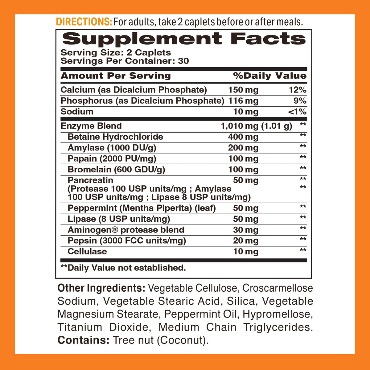 Vitamin World Digest-13 Multi-Enzyme