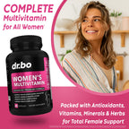 DR. BO Women's Multivitamin for Energy - 60 Capsules - image 3