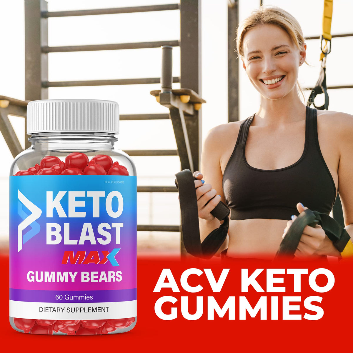 IDEAL PERFORMANCE Blast Keto ACV Gummies - 300 Count - image 4