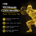 Menerals Testosterone Booster Trace Minerals - 60 Capsules - image 3