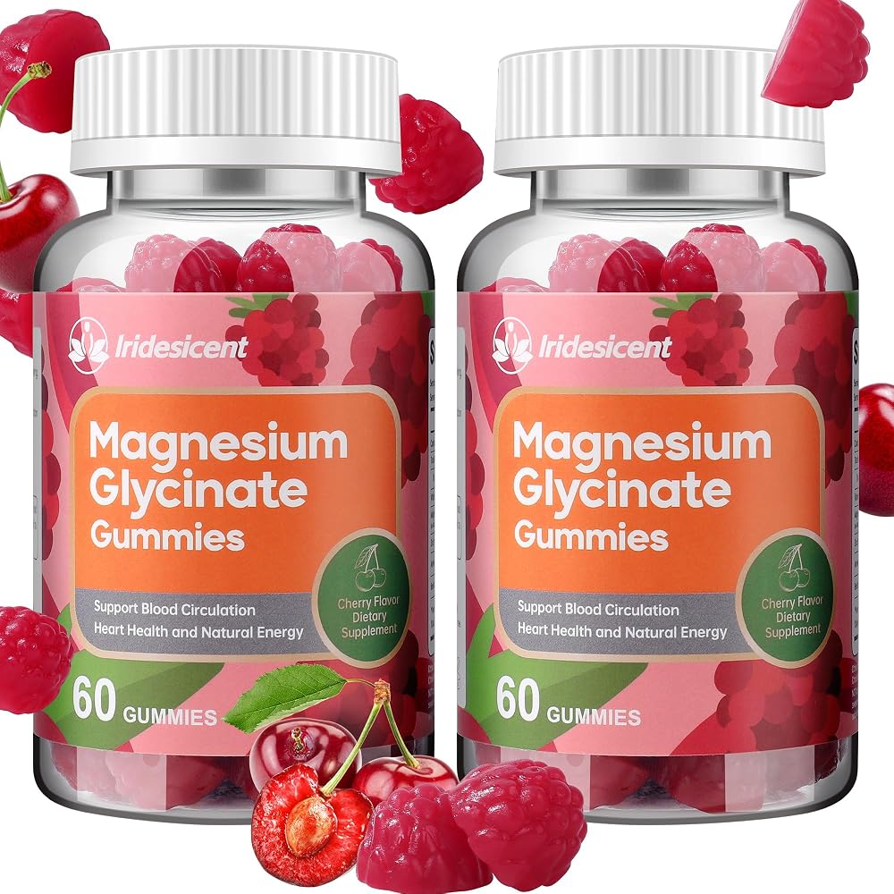 IRIDESICENT Magnesium Glycinate Gummies 400mg