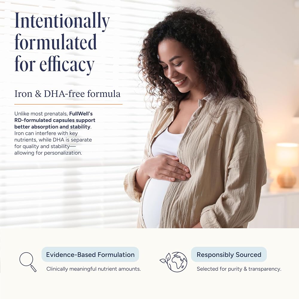 FullWell Women's Prenatal Multivitamin - Healthy Pregnancy Support