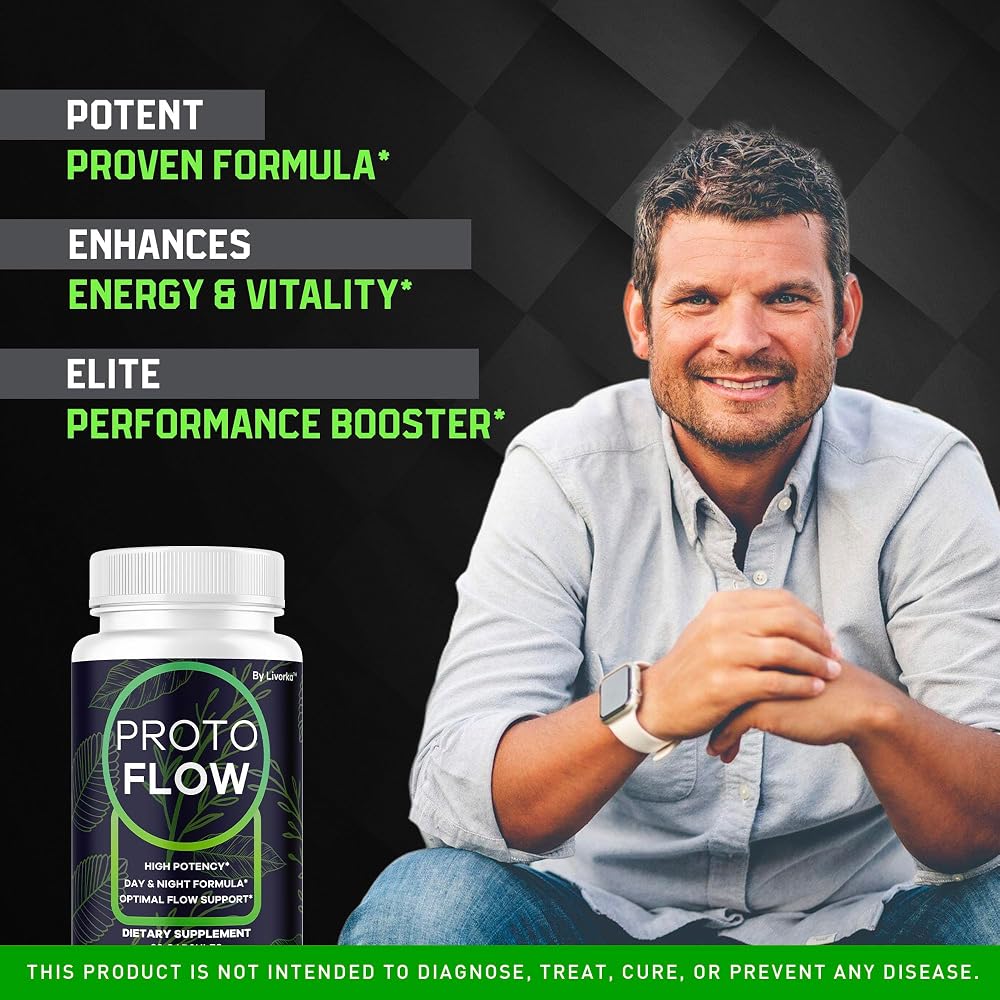 LIVORKA Proto Flow Support Supplement for Men - 180 Capsules - image 3