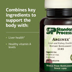 Standard Process Arginex Vitamin A Liver & Kidney Supplement - 180 Tablets - image 4