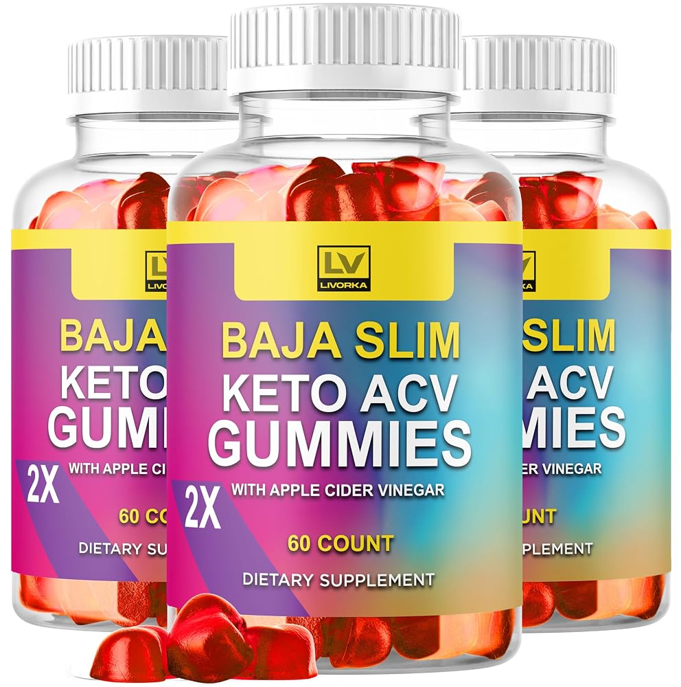 LIVORKA Baja Slim Keto Gummies with Apple Cider Vinegar - 180 Gummies