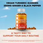 Vitamatic Vegan Turmeric Gummies with Ginger & Black Pepper - 60 Count - image 6