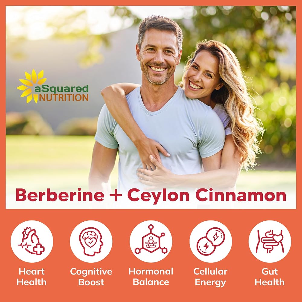 aSquared Nutrition Berberine with Ceylon Cinnamon - 120 Capsules - image 8
