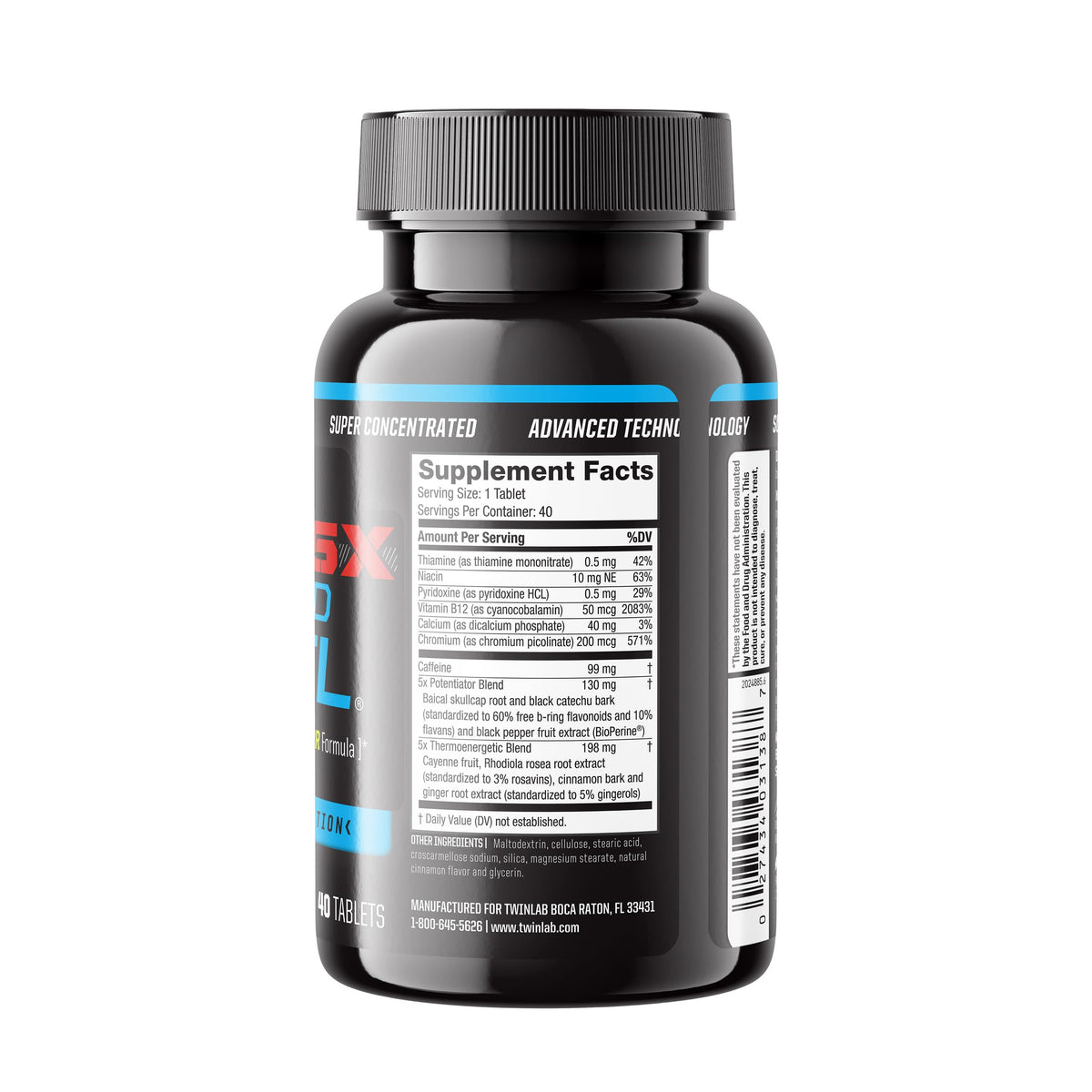 Twinlab Ripped Fuel Endurance & Energy Support - 40 Tablets - image 2