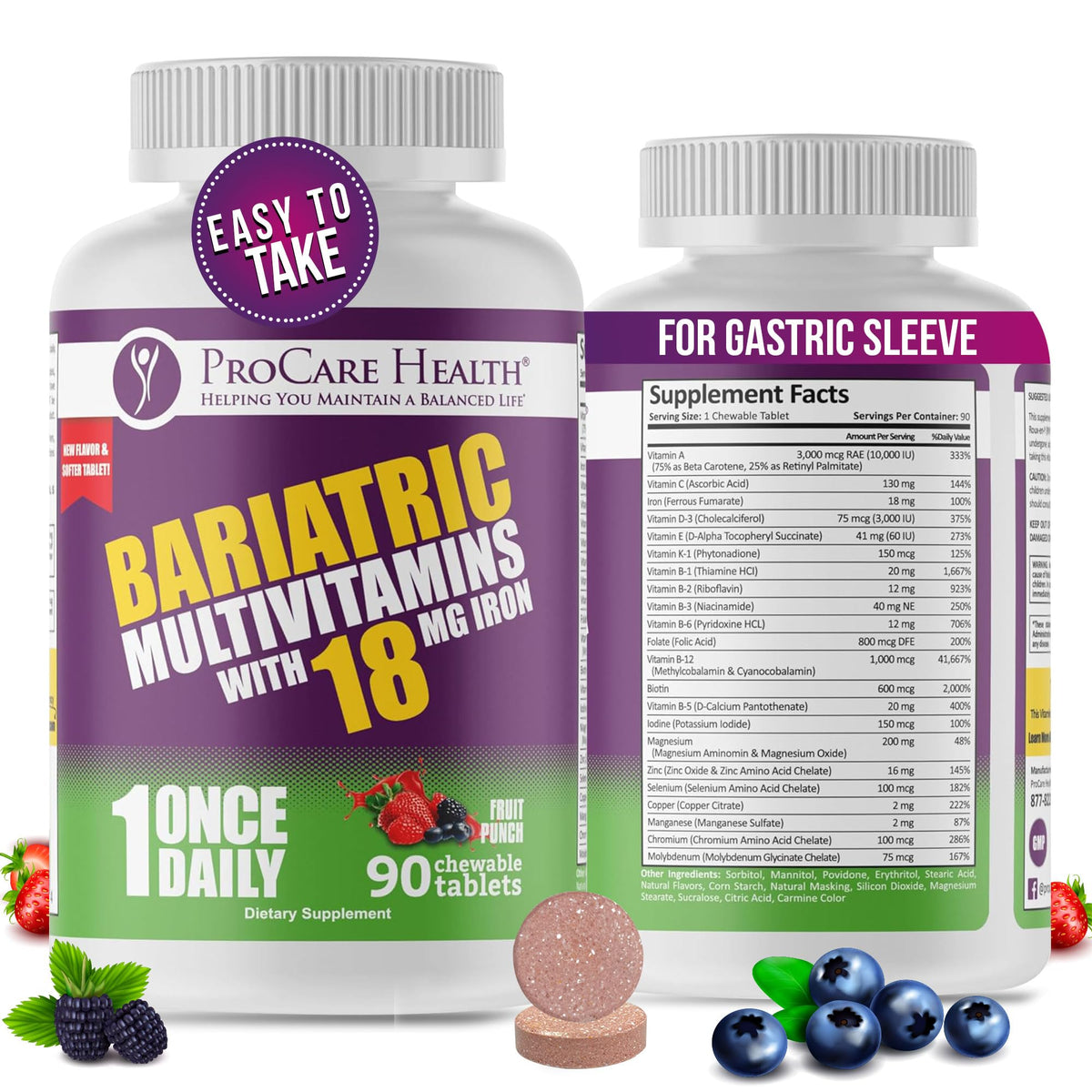 ProCare Health Parent Chewable 18mg