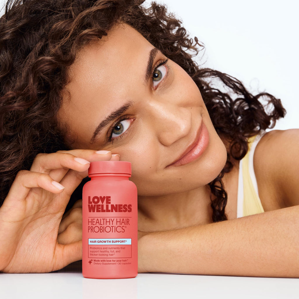 Love Wellness Healthy Hair Probiotics with Biotin - 30 Capsules - image 5