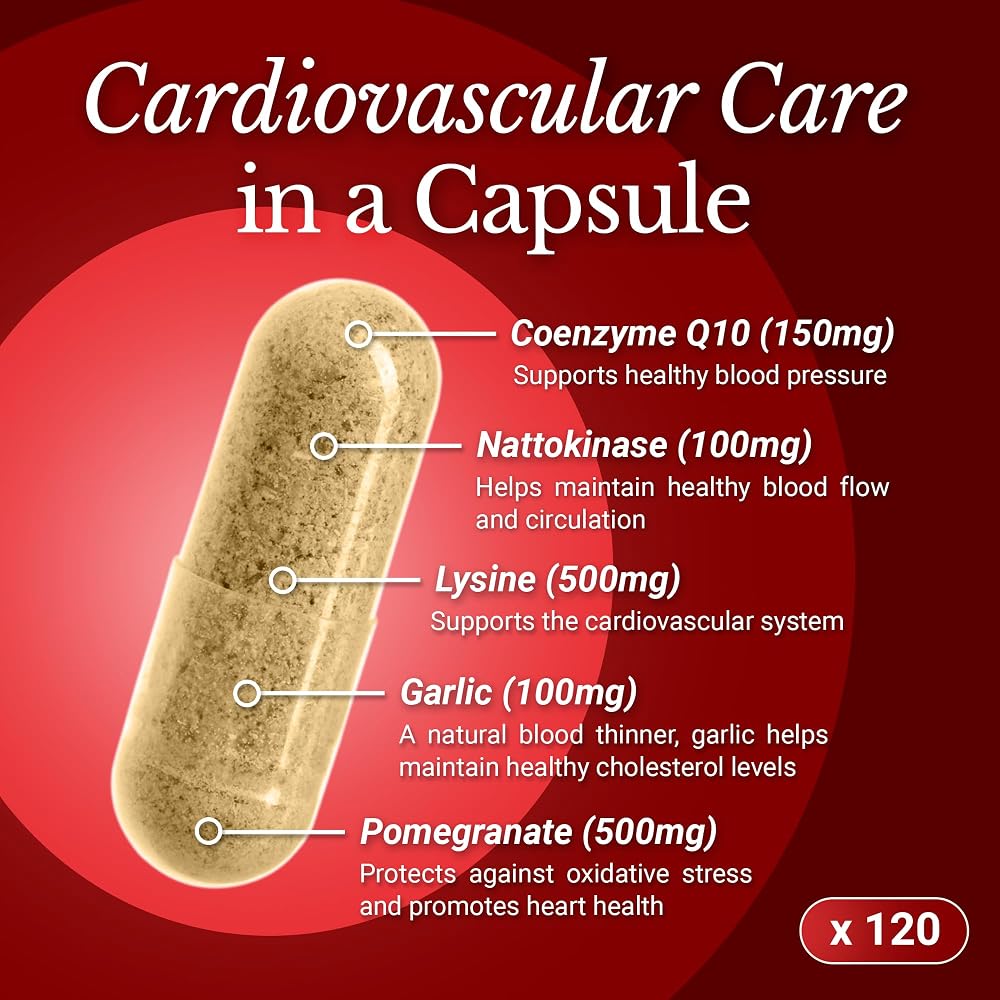 Rhoziva CoQ10 Cardiovascular Supplement - 120 Capsules - image 4