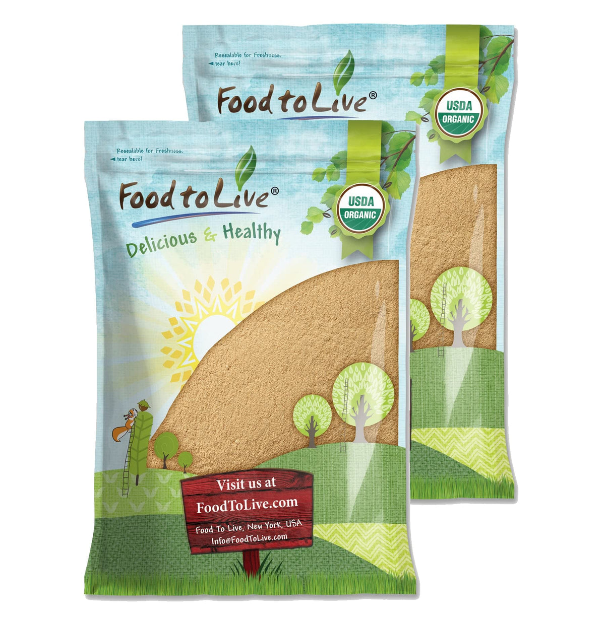 Food to Live Organic Amla Powder, X Pounds