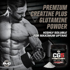 PMD Sports CG5 - Premium Creatine and L Glutamine Powder - Maximum