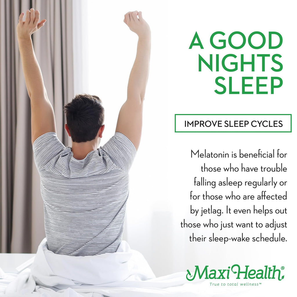 Maxi Health Sleep-O-Max with Valerian Root & Melatonin - 60 Capsules - image 4