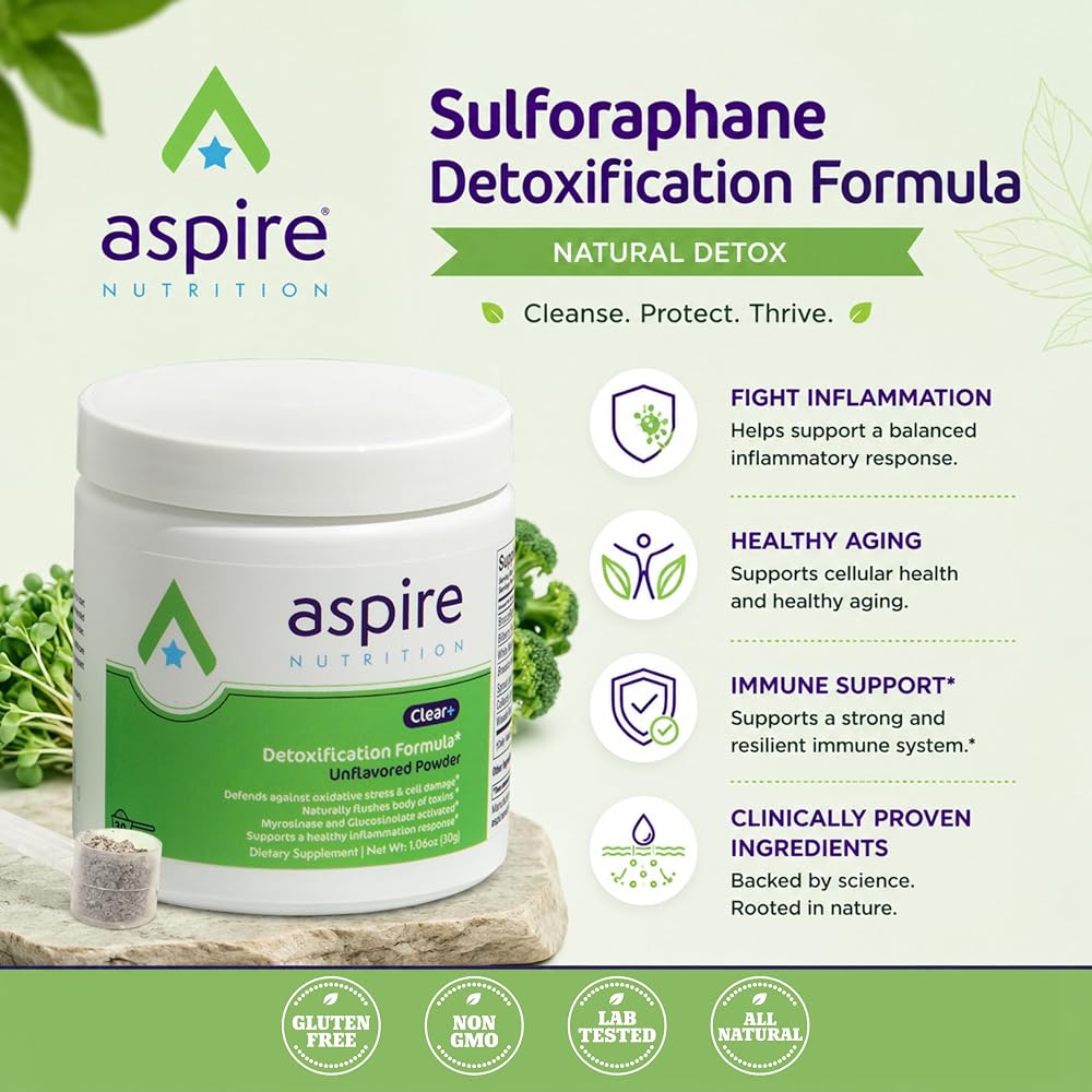 Aspire Nutrition Clear+ Detoxification Powder - 30 Days - image 3