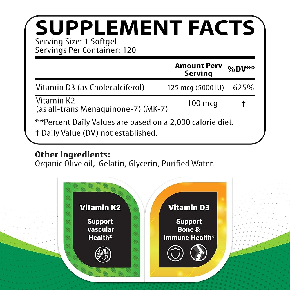 Nutritunes Vitamin K2 D3