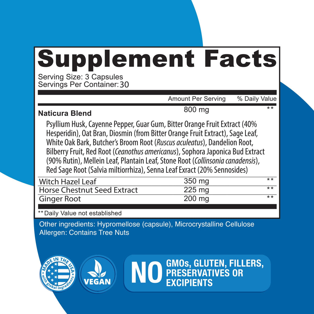 Naticura Hem-Control Hemorrhoid Relief Capsules - 90 Count - image 2