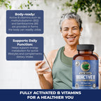 Pure Lab Vitamins Slow Release BioActive B Complex - 120 Vegetarian Capsules - image 5
