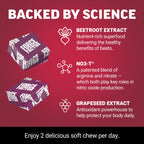 Force Factor Total Beets Soft Chews with Beetroot