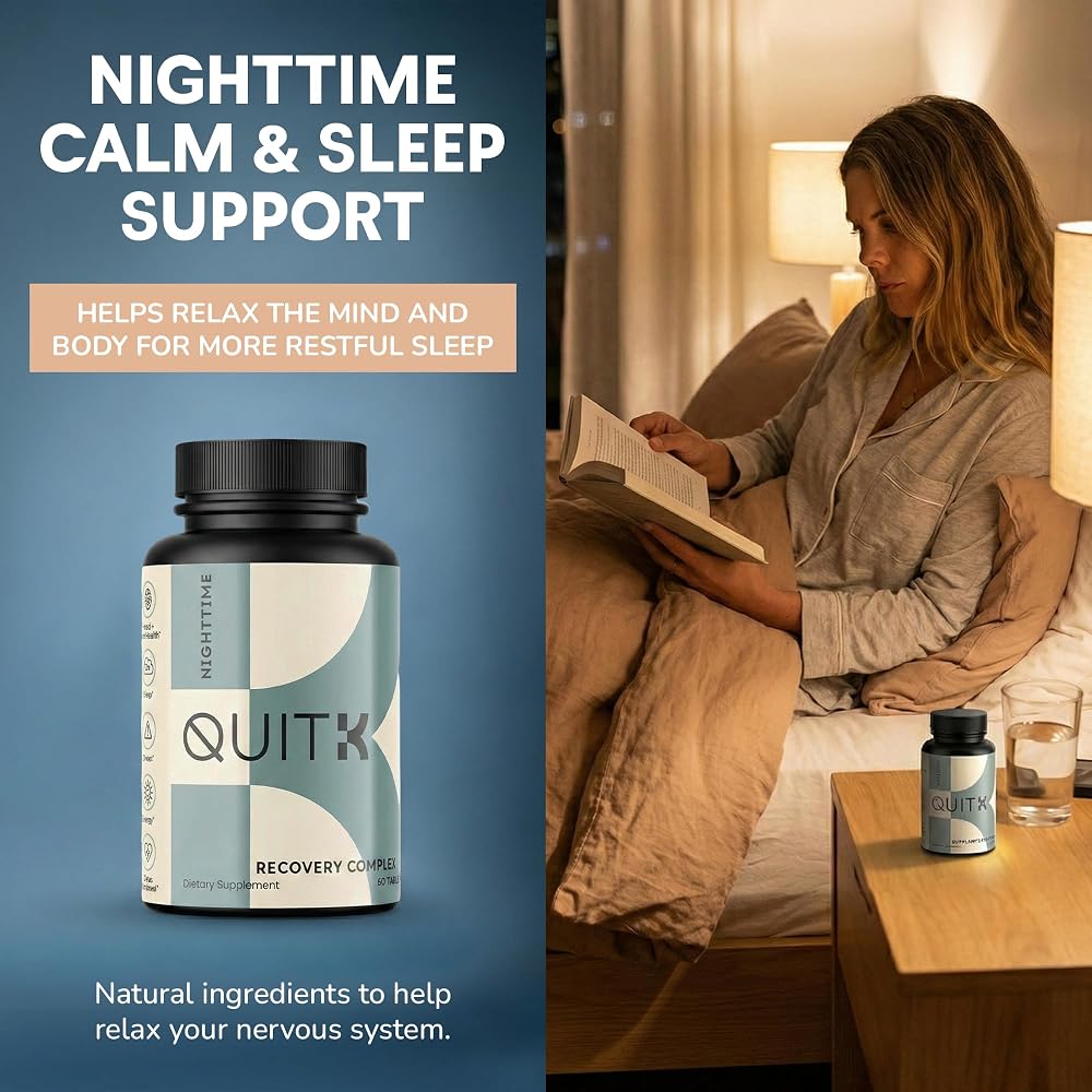 QuitK Withdrawal and Detox Support 30-60-90 Day Supply