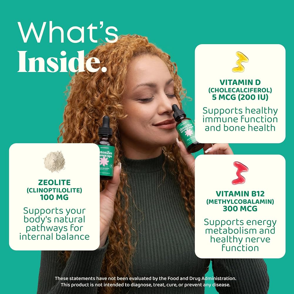JoySpring DetoxZee Zeolite Drops with B12 and D3 - 60 Servings - image 6