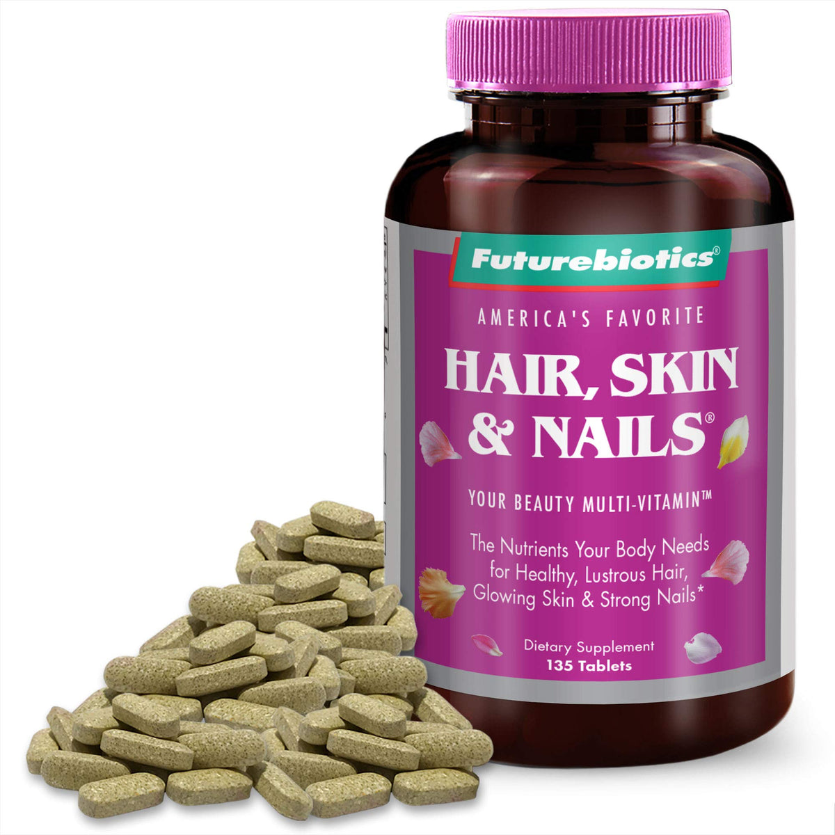 Futurebiotics Hair, Skin & Nails Beauty Multivitamin - 135 Tablets
