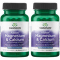Swanson Albion Chelated Magnesium and Calcium 2:1 - 180 Vegetarian Capsules