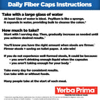Yerba Prima Daily Fiber Formula - 360 Capsules - image 4