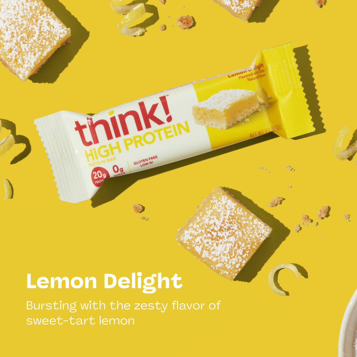thinkThin High Protein Bar Lemon Delight - 10 Count - image 2