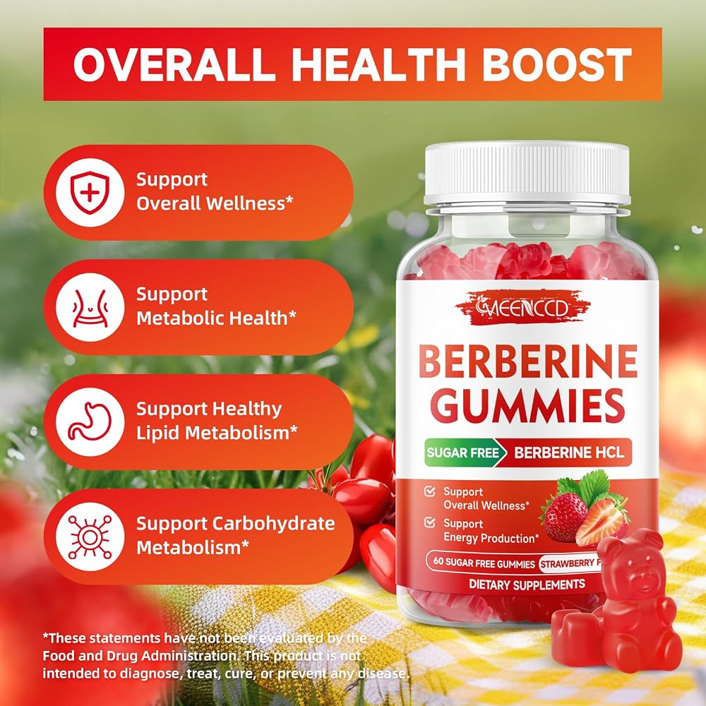 MEENCCD Sugar Free Berberine Gummies