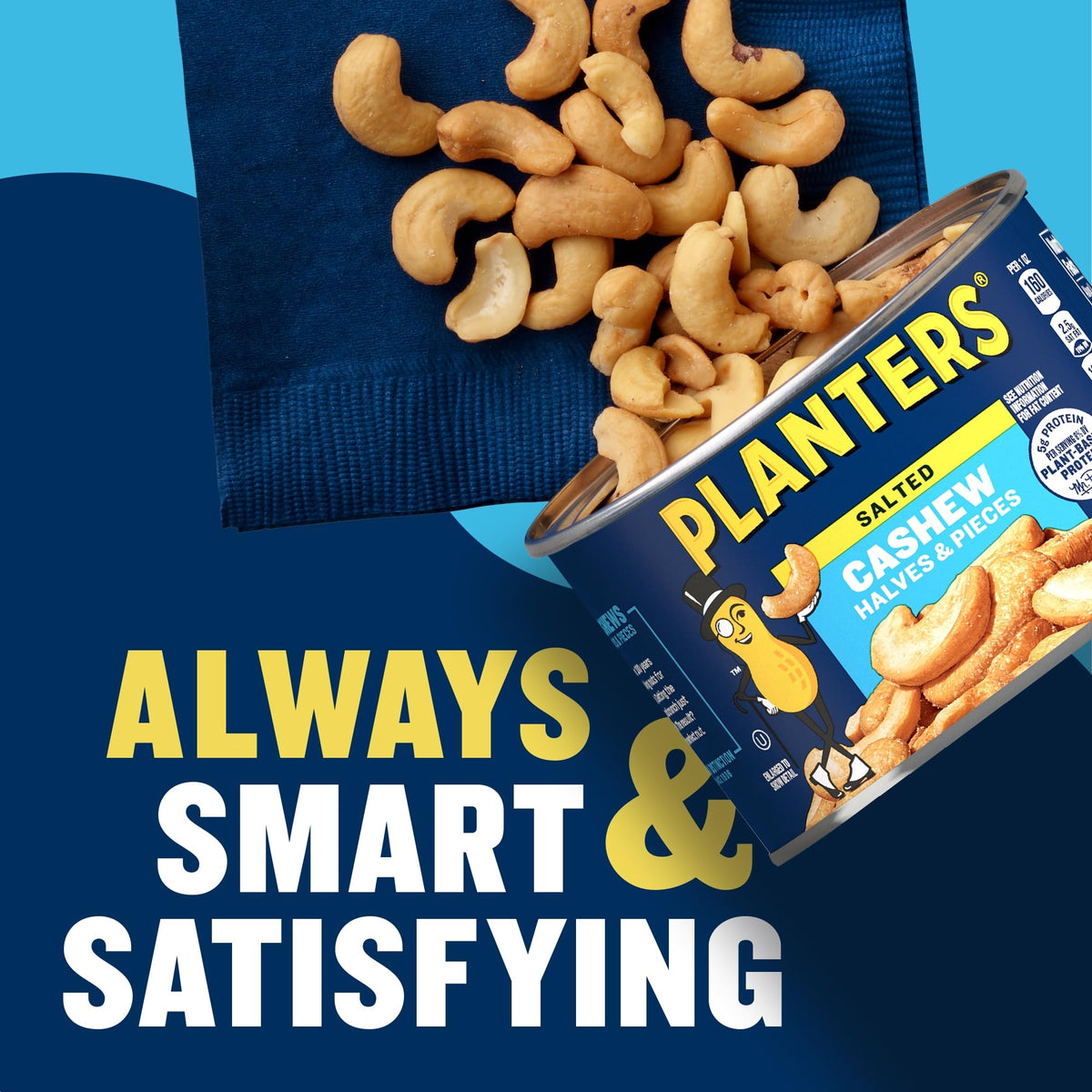 PLANTERS Salted Cashews Halves & Pieces - 8 oz - image 5