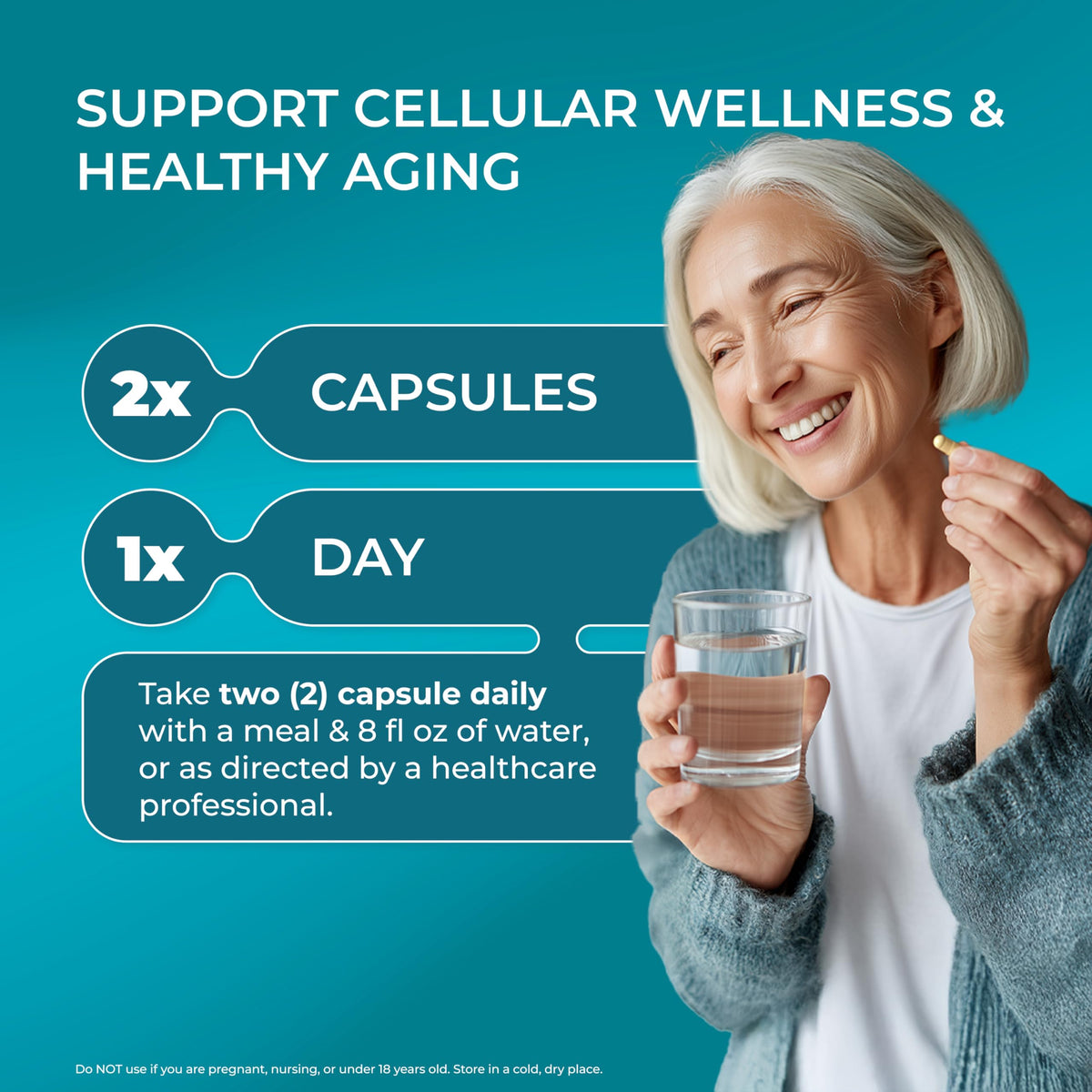PUREHEALTH RESEARCH Youth Switch Anti-Aging Supplement - 60 Capsules - image 5