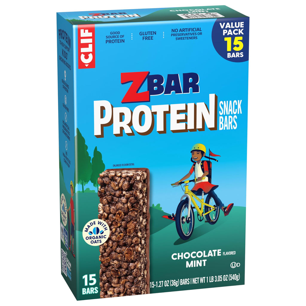 Clif Kid ZBar Protein Chocolate Mint Snack Bars - 15 Count - image 11