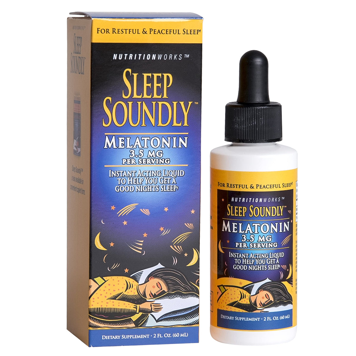 Sleep Soundly Melatonin 3.5 mg - 2 Fl Oz