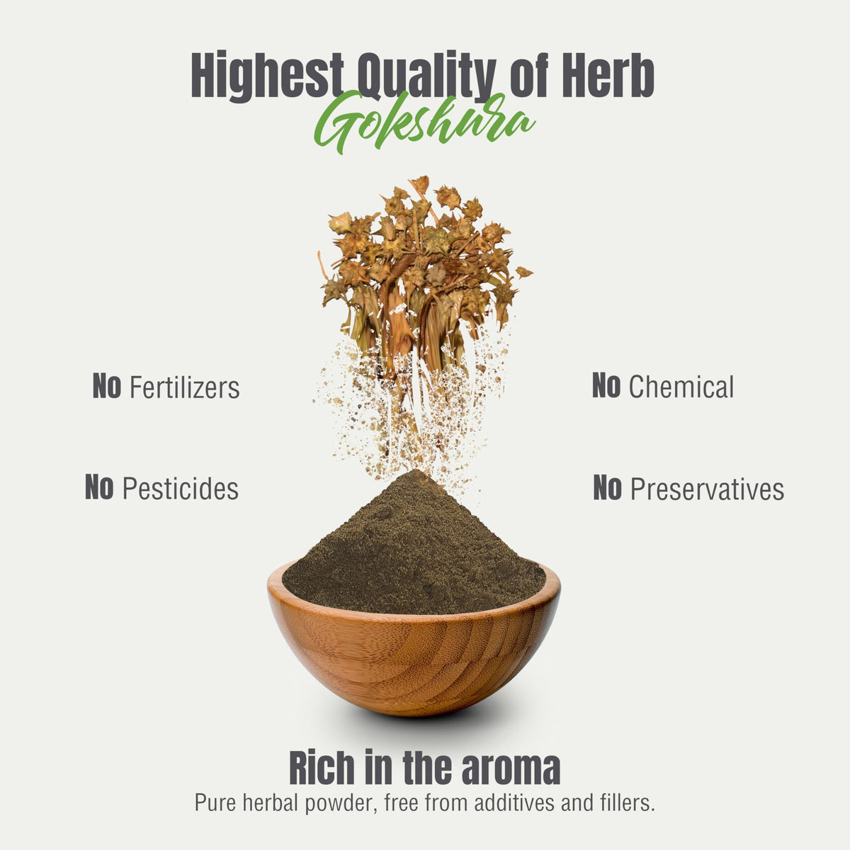 HerbsForever Gokshura Tribulus Terrestris Powder - 16 oz - image 8