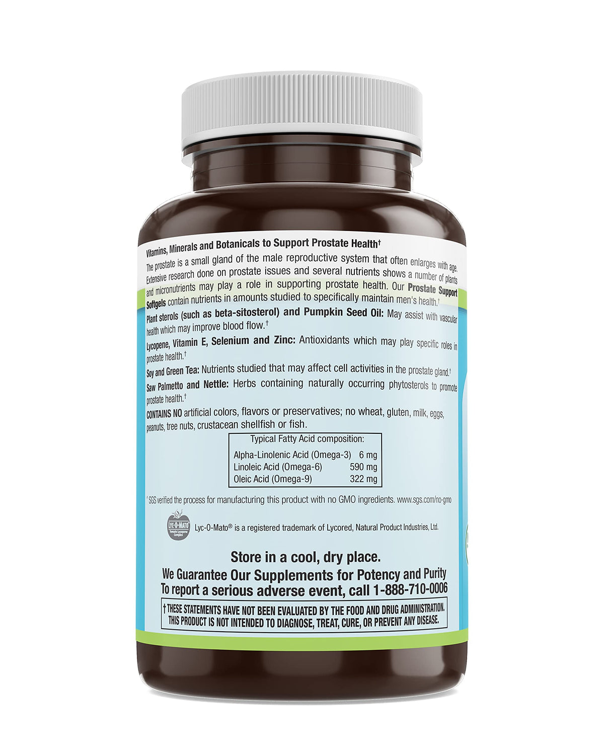 Livamed Prostate Support Softgels with Phytosterols - 120 Softgels - image 3