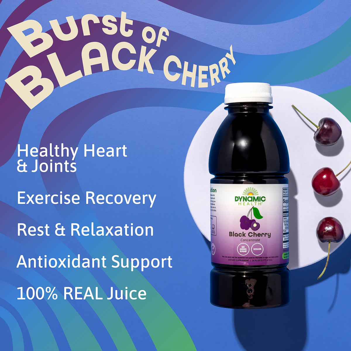 Dynamic Health Pure Black Cherry Unsweetened