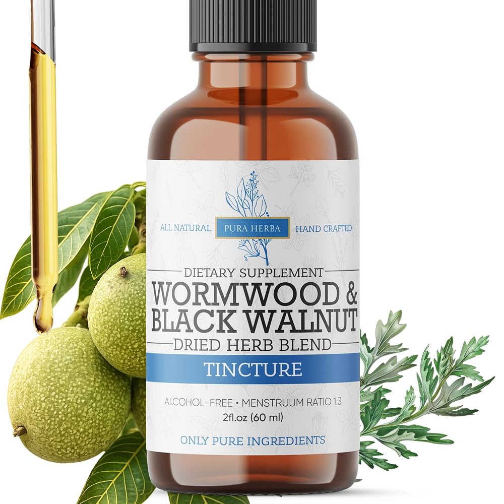 Pura Herba Wormwood and Sweet Wormwood Organic Tincture