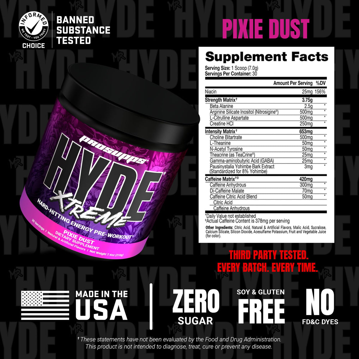 ProSupps Mr. Hyde Xtreme Pre Workout Powder with Creatine