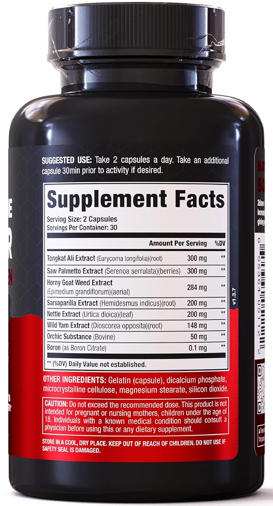 ZDRAVO NUTRITION Testosterone Booster for Men - 120 Capsules - image 2