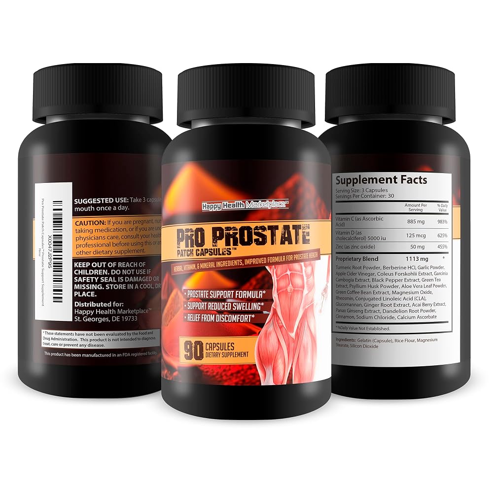Happy Health Marketplace Pro Prostate Patch Capsules - 90 Capsules - image 4