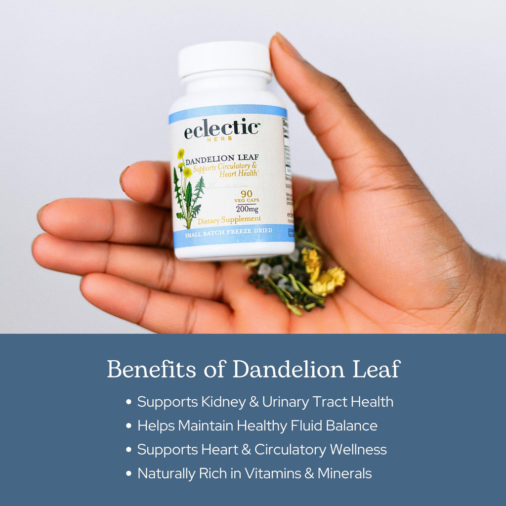Eclectic Institute Organic Dandelion Leaf Capsules - 90 Count - image 4