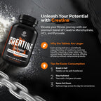 Natures Craft Micronized Creatine Monohydrate Powder for Men & Women