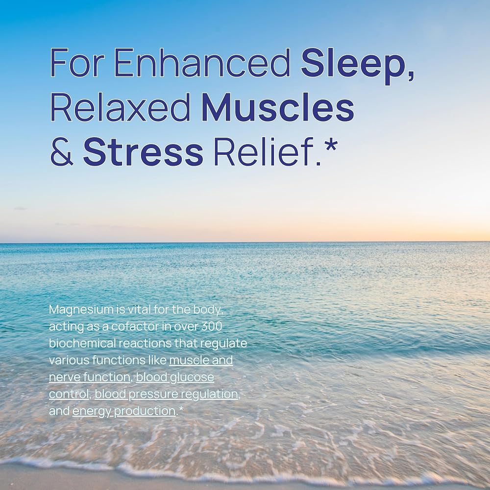 Pure Antioxidants Magnesium Glycinate for Sleep Support - 90 Capsules - image 3