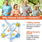 Nextdia Calcium Gummies with Turmeric for Women & Men - Calcium