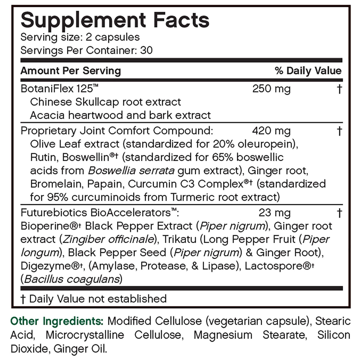 Futurebiotics InflamMotion Joint Inflammation Complex - 60 Vegetarian Capsules - image 7