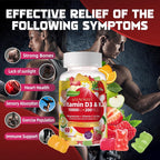 Wekannufod Sugar-Free Vitamin D3 K2 Gummies