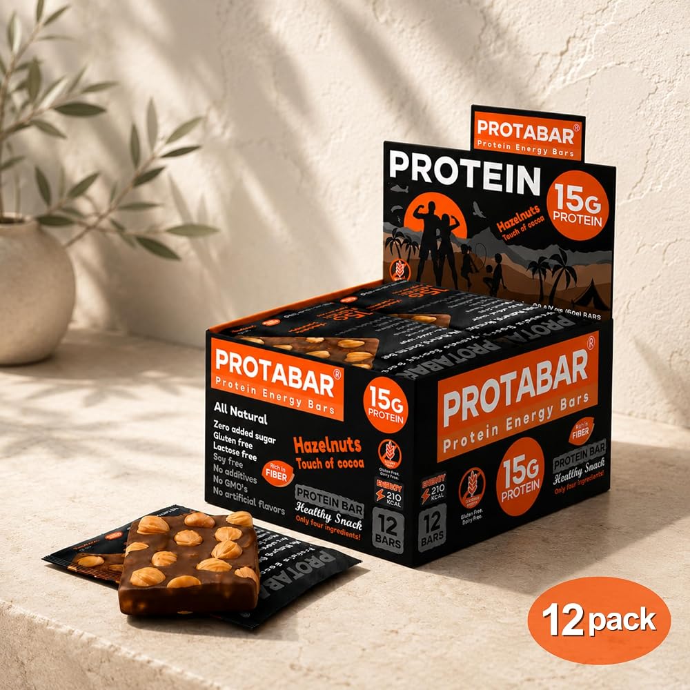 PROTABAR Egg White Protein Bars, 15g Protein - 12 Count - image 6